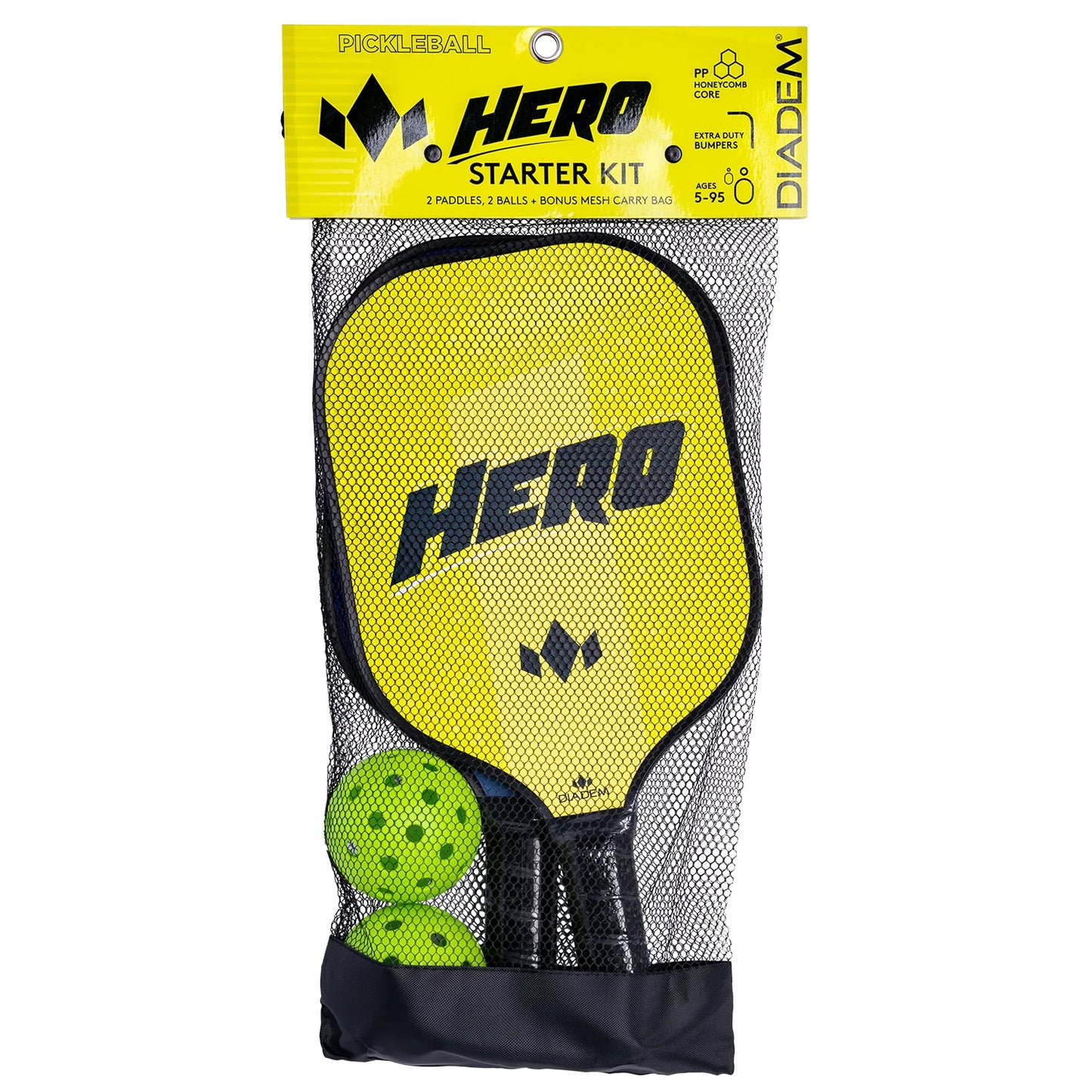 Diadem Hero Pickleball Paddle Starter kit