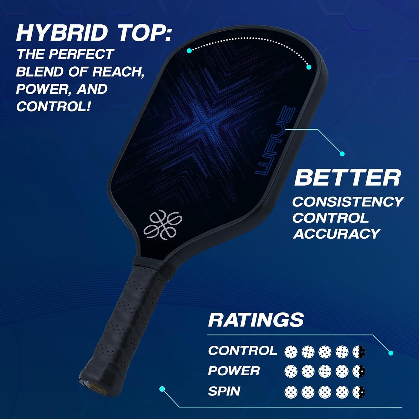 Neo Athlos Wave Pickleball Paddle