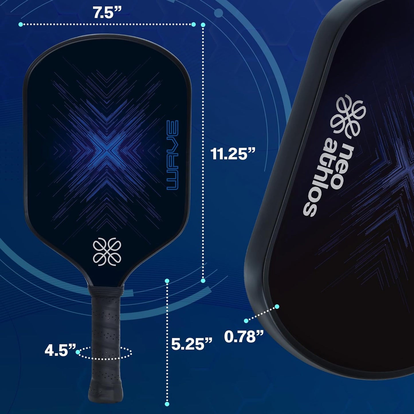Neo Athlos Wave Pickleball Paddle